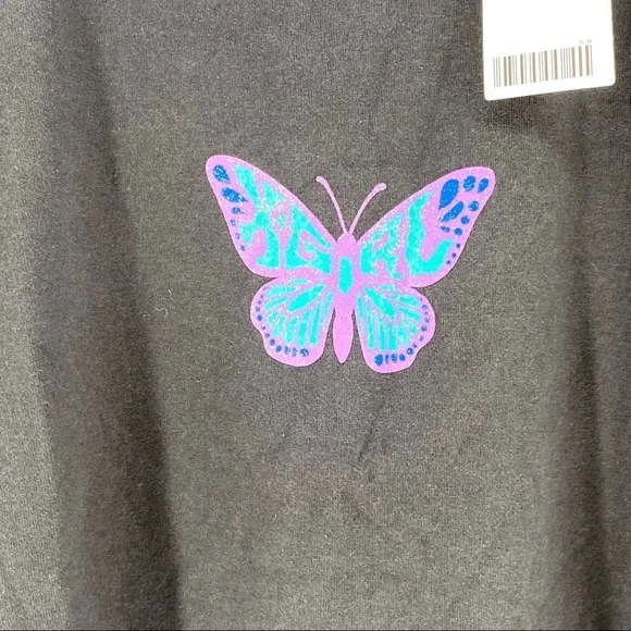 UA X Girl Butterfly Short Sleeve T-Shirt Dress - Picture 4 of 7
